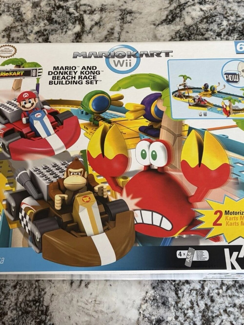 2012 Knex Mariokart Wii Mario Donkey Kong Beach Race Set